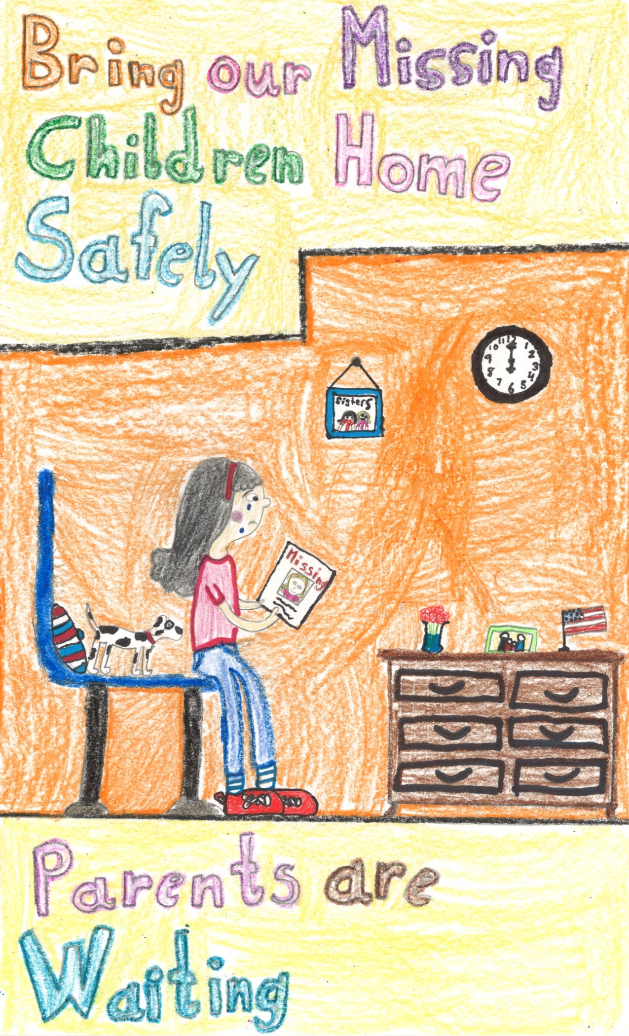 2017 Missing Children's Poster Contest Winner by Shelby Steele